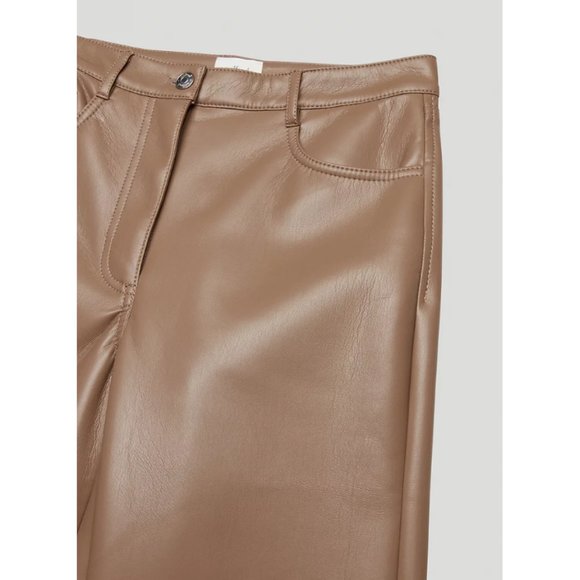 Wilfred Melina Cropped Vegan Leather Pant Size 6 - Picture 7 of 13